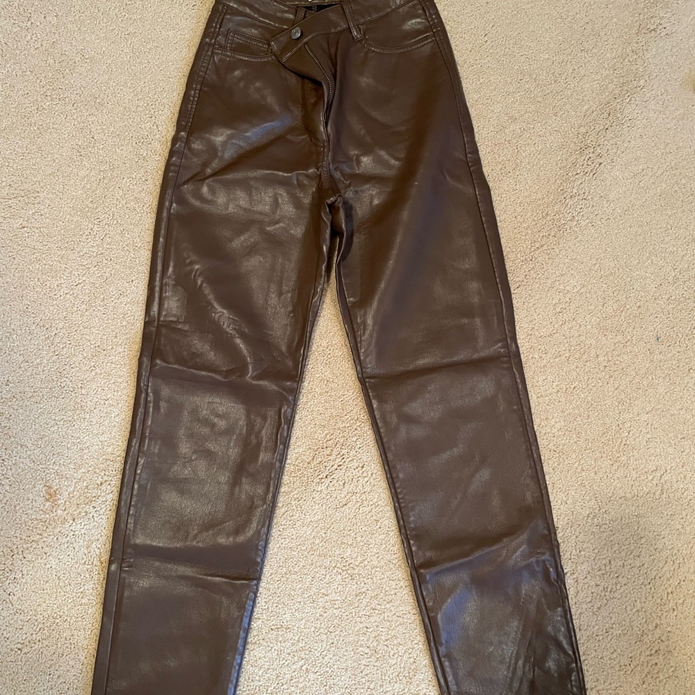 Wilfred Chocolate Brown Skinny Jeans (size 0)